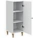 Credenza Bianco 33 x 34,5 x 90 cm Legno ingegnerizzato - Foto miniatura 5