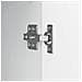 Credenza Bianco 33 x 34,5 x 90 cm Legno ingegnerizzato - Foto miniatura 9