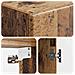 Set di armadi 2 pcs Legno antico Legno ingegnerizzato - Foto miniatura 7