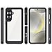 Custodia Samsung Galaxy S25 Edge, Nera, Con Cornice Elastica - Foto miniatura 6