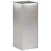 Vaso da giardino Argento 20 x 20 x 50 cm Acciaio Inox - Foto miniatura 1