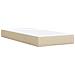 Letto con contenitore LED e materasso Crema 90 x 190 cm Tessuto - Foto miniatura 8