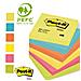 confezione da 6 pezzi - blocco 100foglietti post-it® 76x76mm 654-tfen energy 72gr assortito - Foto miniatura 1