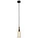 Lampadario Pendente A Sospensione Bottiglia Vetro Ambra E14 Vt-7558 - Foto miniatura 1