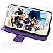 Custodia Portafoglio Stand Case Per Samsung Galaxy S5 E S5 New - Viola - Foto miniatura 7