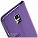 Custodia Portafoglio Stand Case Per Samsung Galaxy S5 E S5 New - Viola - Foto miniatura 3