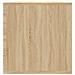 Contenitore per Vinili Rovere 71x34x36 cm in Legno Multistrato - Foto miniatura 4