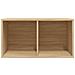 Contenitore per Vinili Rovere 71x34x36 cm in Legno Multistrato - Foto miniatura 8