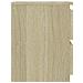 Comodini 2 pz Rovere Sonoma 30x30x40 cm in Legno Multistrato - Foto miniatura 6
