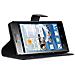 Custodia Compatibile Con Huawei Ascend G526 In Nero Carbone - Coperchio Protettiva Con Chiusura Magnetica, Funzione Stand E Tasca Per Le Carte - Foto miniatura 7