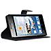 Custodia Compatibile Con Huawei Ascend G526 In Nero Carbone - Coperchio Protettiva Con Chiusura Magnetica, Funzione Stand E Tasca Per Le Carte - Foto miniatura 5