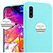 Custodia Compatibile Con Samsung Galaxy A70 In Candy Blu - Coperchio Protettivo In Silicone Tpu Flessibile - Foto miniatura 2