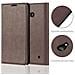 Custodia Compatibile Con Nokia Lumia 640 In Bruno Caffè - Coperchio Protettiva Con Chiusura Magnetica, Funzione Stand E Tasca Per Le Carte - Foto miniatura 5