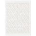 Cartoncino Con Motivo A Pizzo, Bianco, Foglio 10,5x15 Cm, 200 G, 10pz - Foto miniatura 1