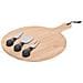 Tagliere Per Formaggio, Bambù, 3 Coltelli Inclusi - Foto miniatura 1