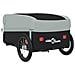 Rimorchio Da Bici Nero E Grigio 45 Kg In Ferro - Foto miniatura 2