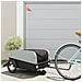 Rimorchio Da Bici Nero E Grigio 45 Kg In Ferro - Foto miniatura 7