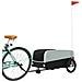 Rimorchio Da Bici Nero E Grigio 45 Kg In Ferro - Foto miniatura 8