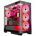 Case Computer Desktop Atx Volcano Space Apex Argb Nero - Foto miniatura 1