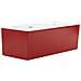 Vasca Da Bagno Freestanding Rios 170 X 80 Cm Rosso - Foto miniatura 3