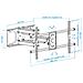 LP3790TN-B Supporto TV a parete 2,29 m (90") Nero - Foto miniatura 10