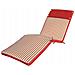 Cuscino In Poliestere Sfoderabile E Impermeabile 194,5x59 Cm Per Lettino - Red - Foto miniatura 1