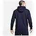 Felpa Con Cappuccio Full Zip Cw6887-451 Uomo Taglia S Colore Blu - Foto miniatura 3