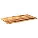 Piano Per Tavolo 100x60x1,5 Cm Rettangolare Legno Mango Grezzo - Foto miniatura 2