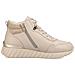 Beige Casual Closed Booties Stivaletti Pelle Scarpe Donna Beige Eu 37, D5981-60 - Foto miniatura 3