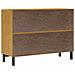 Cassettiera FLAM 110x40x80 cm in Legno Massello di Pino - Foto miniatura 9