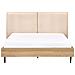 Letto Bouclé Izernore 160 X 200 Cm Beige - Foto miniatura 5