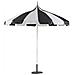 Ombrellone Da Esterno 245 Cm Minoa Nero /bianco - Foto miniatura 3