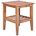 Tavolino Da Salotto 40x40x50 Cm Quadrato Legno Massello Di Teak - Foto miniatura 2