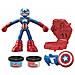 Play-doh Captain America, Set Stamper Shield Con Personaggio Flessibile, Accessori E Pasta Da Modellare, Dai 4 Anni, Marvel - Foto miniatura 1