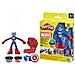 Play-doh Captain America, Set Stamper Shield Con Personaggio Flessibile, Accessori E Pasta Da Modellare, Dai 4 Anni, Marvel - Foto miniatura 3