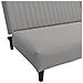Divano Letto a 2 Posti Grigio Chiaro in Velluto - Foto miniatura 9