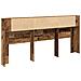 Testata con Armadio Legno Antico 220x18,5x104,5 cm - Foto miniatura 7
