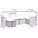 Set Divano da Giardino 6pz con Cuscini Grigio Chiaro Polyrattan - Foto miniatura 4