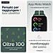 moto watch fit 4,83 cm (1.9") OLED 44.5 mm Digitale Touch screen Verde, Grigio GPS (satellitare) - Foto miniatura 10