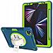 Custodia Per Ipad Pro 11 Armored Con Supporto Girevole Turchese - Foto miniatura 1