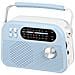 Radio Wireless Portatile Multibanda USB Micro SD RDA 70 BR Blu - Foto miniatura 1