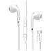 Cuffie Per Google Pixel 10 Pro Cablate Usb-c Con Microfono Integrato, Bianco - Foto miniatura 4