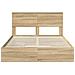 Letto con Contenitore con testiera Rovere Sonoma 140 x 200 cm - Foto miniatura 8