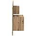 Testata con Comodino 3 pcs Rovere artigianale Legno multistrato - Foto miniatura 8
