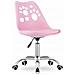 Sedia girevole PRINT rosa dal design ergonomico per l'ufficio domestico - Foto miniatura 1