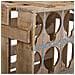 Cassetto Portabottiglie In Legno Marrone 41x32x55h - Foto miniatura 6