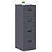 Armadio per File Geometrico 2 pcs Antracite 44 x 50 x 106.5 cm - Foto miniatura 3
