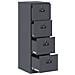 Armadio per File Geometrico 2 pcs Antracite 44 x 50 x 106.5 cm - Foto miniatura 6
