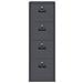 Armadio per File Geometrico 2 pcs Antracite 44 x 50 x 106.5 cm - Foto miniatura 7