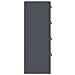 Armadio per File Geometrico 2 pcs Antracite 44 x 50 x 106.5 cm - Foto miniatura 8
